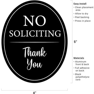 No Soliciting Prohibited Signage Office Family Prohibited Selling Tips Signage Cross-Border