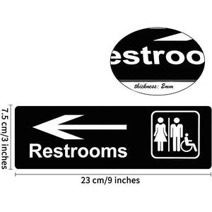 High-grade spot acrylic men's and women's bathroom signs Universal bathroom signs Toilet door wholesale signs