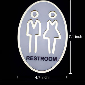 acrylic bathroom door number three-dimensional men's and women's toilets signage office toilet reminder MEN