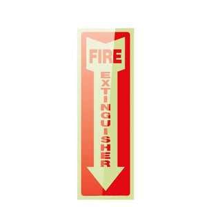 Fire luminous wall sticker signs Fire extinguisher identification signs Luminous fire self-luminous safety warning signs with adhesive backing