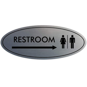 acrylic self-adhesive unisex toilet sign office door number business bathroom toilet sign