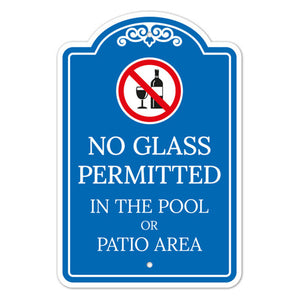 Property Signs Decorative Pool Signs Aluminum Composites Attention NO DIVING Signs