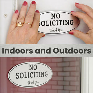 Direct Sales No Selling Signage NO SOLICITING Indoor/Outdoor Signage