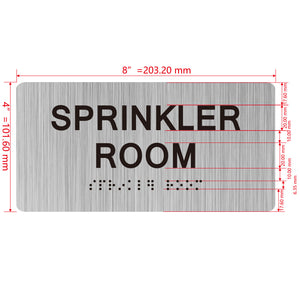 building sign 8X4 inch touch braille sign Braille BUILDING SIGN