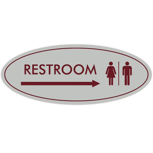 acrylic self-adhesive unisex toilet sign office door number business bathroom toilet sign