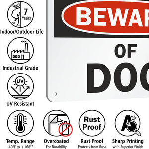 new Beware of Dog Signs Beware of Dog Signs Warning Home Decor Reflective Signs