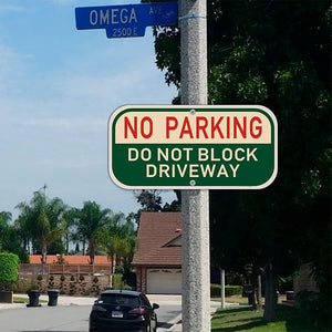 No Parking Driveway Sign No Blocking Driveway Safe Passage Signs