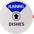 Acrylic dishwasher refrigerator magnet sign dirty clean dirty magnet dishwasher sign