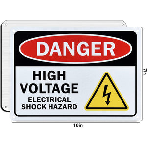 special supply of aluminum plates Be careful of danger signs Voltage stop square signs power safety warning signs