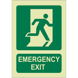 Spanish Bilingual Do not use elevators in case of fire, ladders Luminous fire signs Stickers