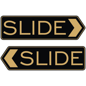 SLIDE DOOR SIGN Sliding door Tip sign Signage Sliding door sign Factory