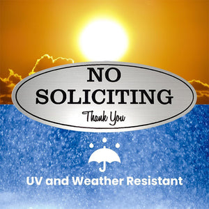 Direct Sales No Selling Signage NO SOLICITING Indoor/Outdoor Signage