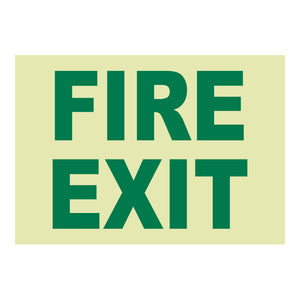 Spanish Bilingual Do not use elevators in case of fire, ladders Luminous fire signs Stickers