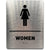 Braille signage Men's and women's toilets Touch MEN WOMEN Braille signage