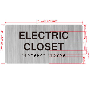 building sign 8X4 inch touch braille sign Braille BUILDING SIGN