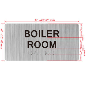 building sign 8X4 inch touch braille sign Braille BUILDING SIGN