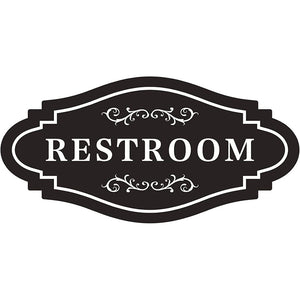 Bathroom Acrylic Brand House Number Public Toilet Logo Signs Creative Wall Stickers Men's and Women's Toilet Signs