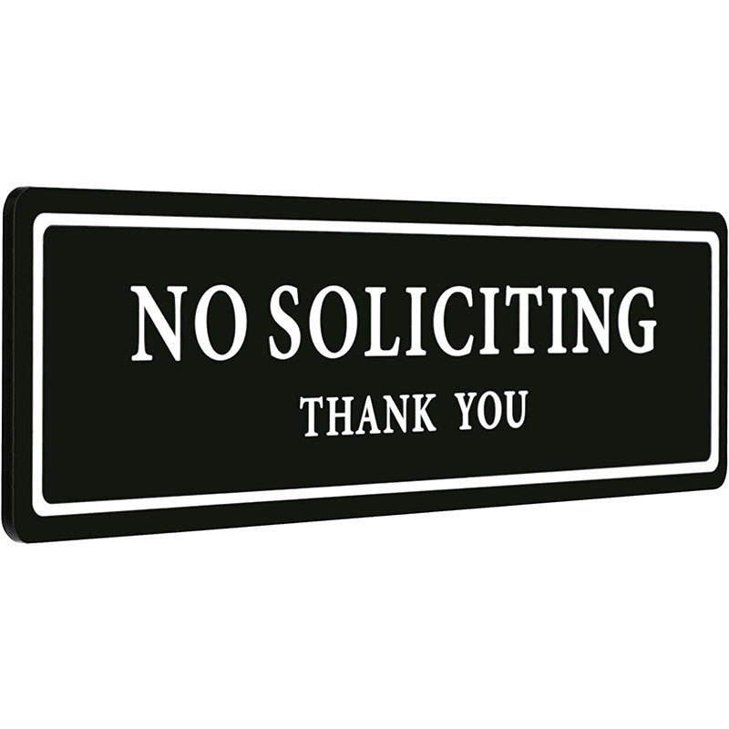 exclusive supply No Soliciting Prohibited Solicitation Signs House Number Acrylic Supermarket Prohibited Sales Tips