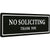 exclusive supply No Soliciting Prohibited Solicitation Signs House Number Acrylic Supermarket Prohibited Sales Tips