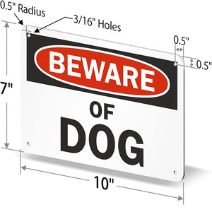 new Beware of Dog Signs Beware of Dog Signs Warning Home Decor Reflective Signs