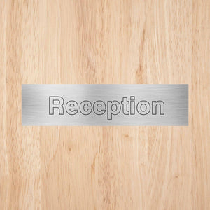 Reception Sign