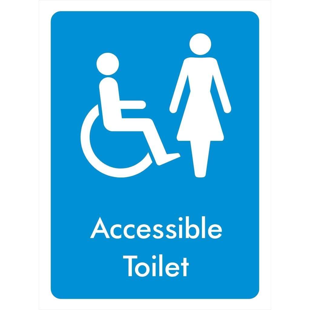 Accessible Toilet Female Sign