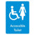 Accessible Toilet Female Sign