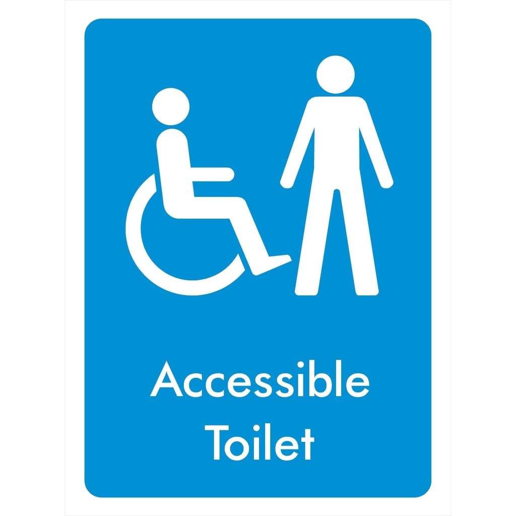 Accessible Toilet Male Sign