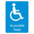 Accessible Toilet Sign