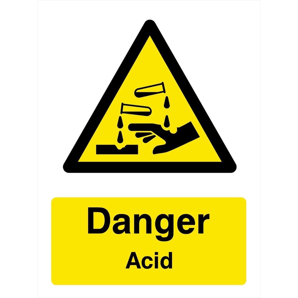 Acid Warning Sign