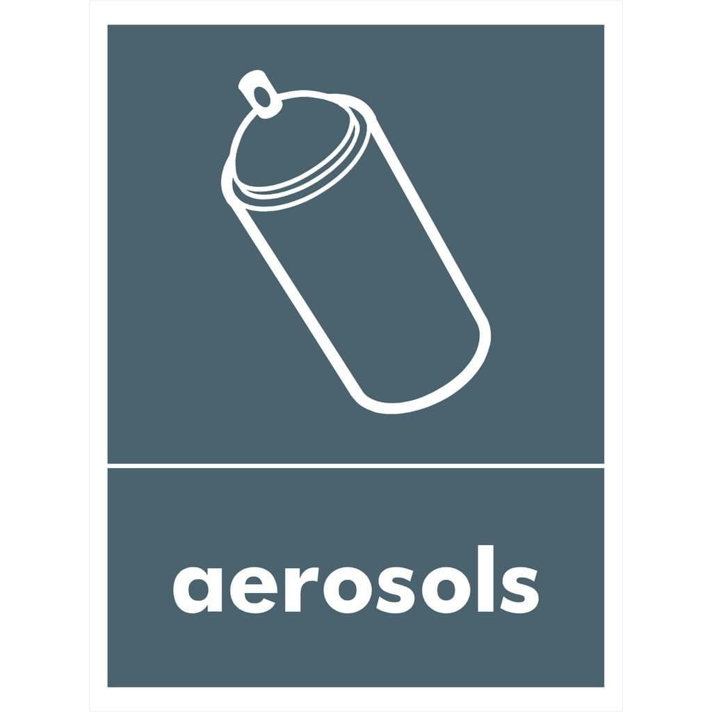 Aerosols Recycling Sign