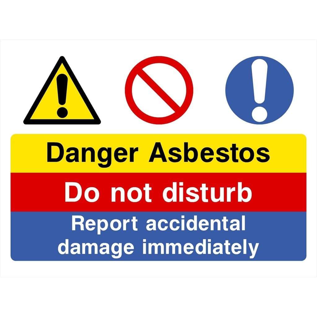 Asbestos Do Not Disturb Sign