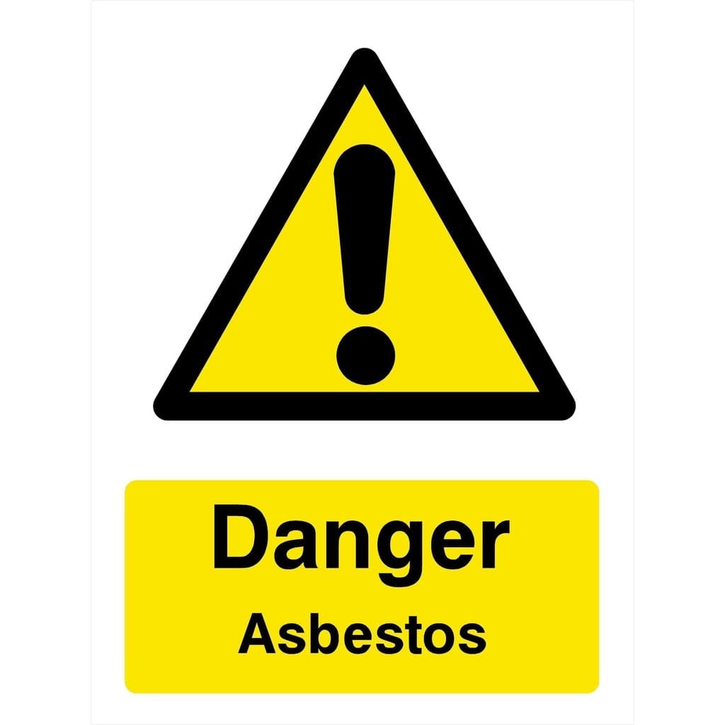 Asbestos Warning Sign