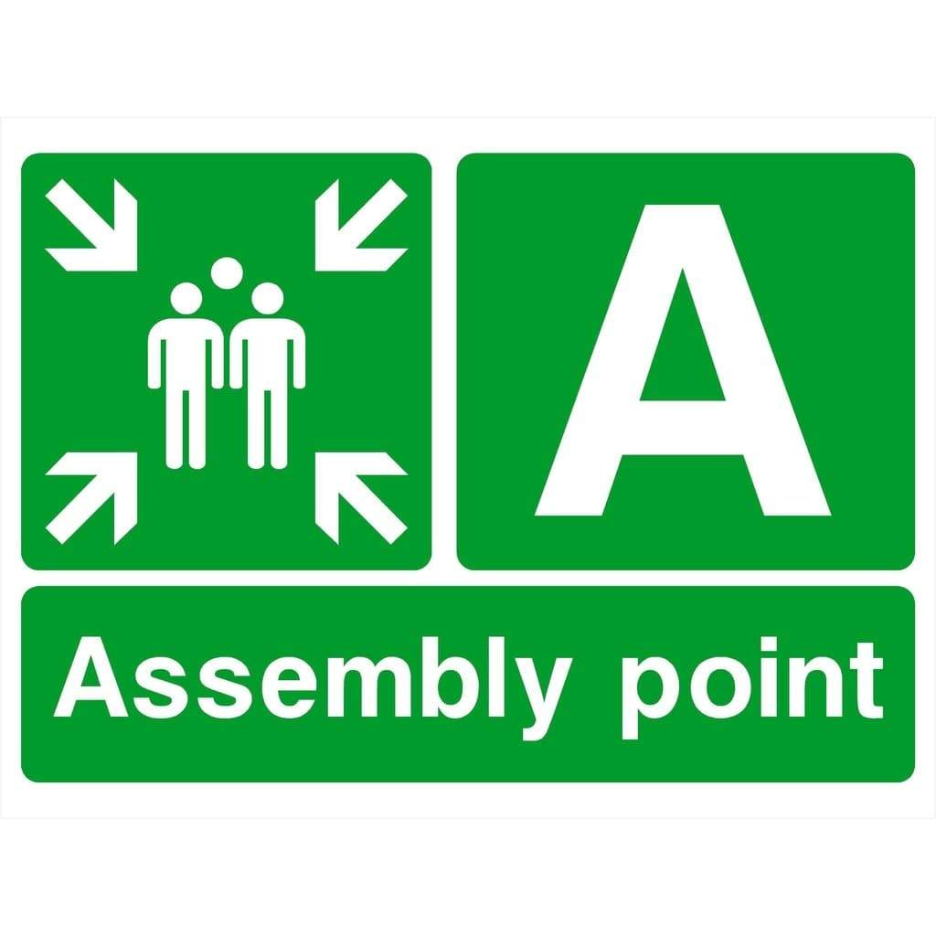 Assembly Point A Sign