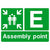 Assembly Point E Sign