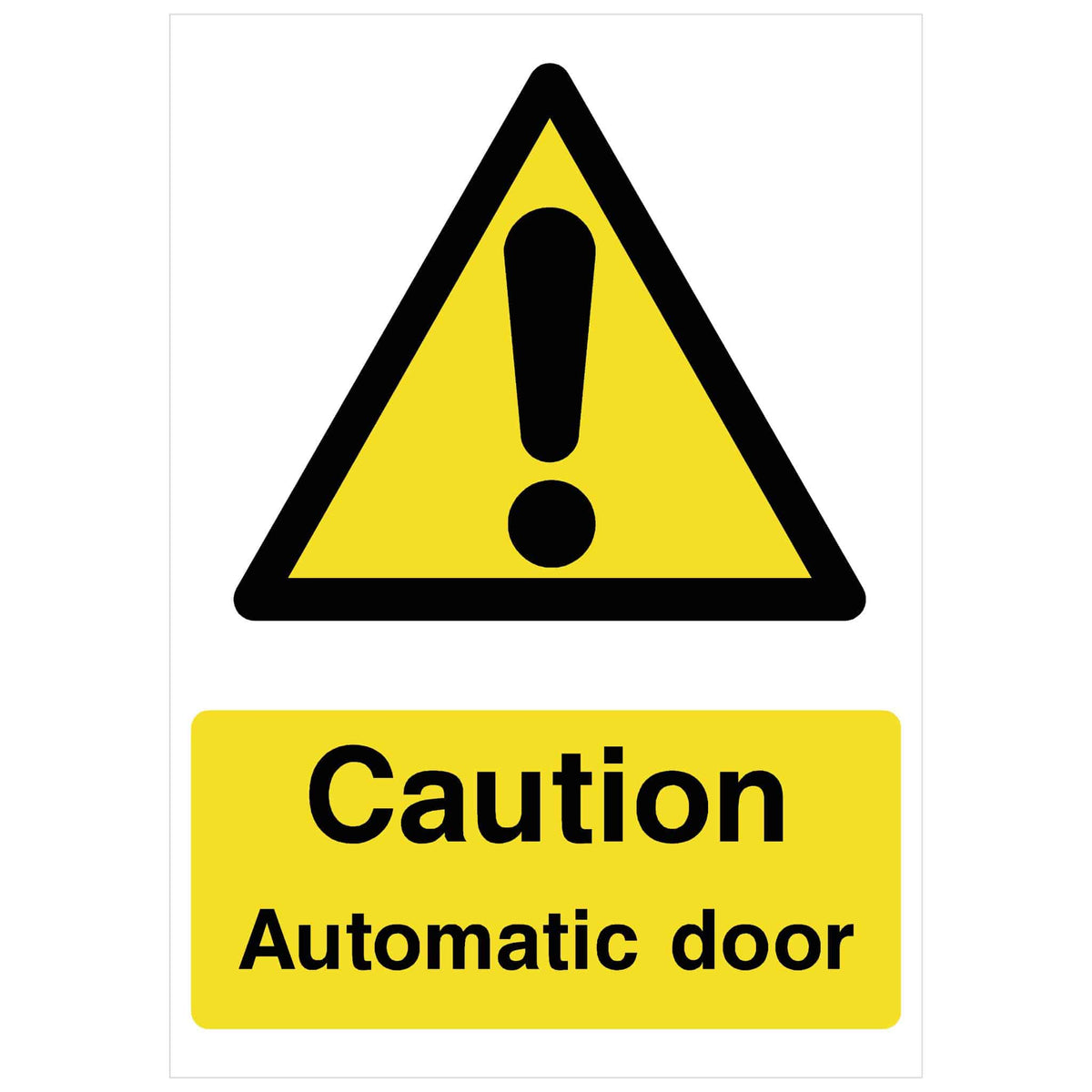 Automatic Door Sign