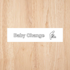 Baby Change Standard Sign