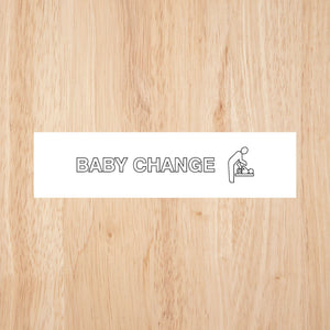 Baby Change Standard Sign | CAPS