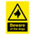 Beware Of The Dogs Yellow Sign