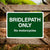 Bridlepath Only No Motorcycles Sign