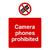 Camera Phones Prohibited Sign