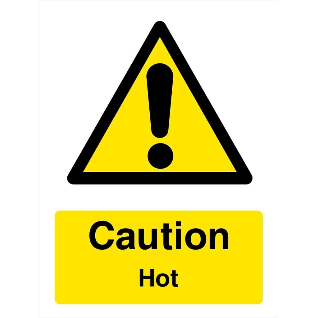 Caution Hot Sign