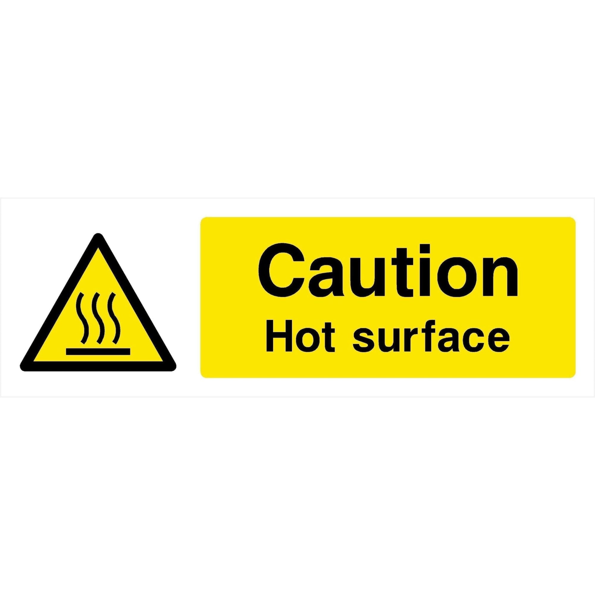 Caution Hot Surface Sign