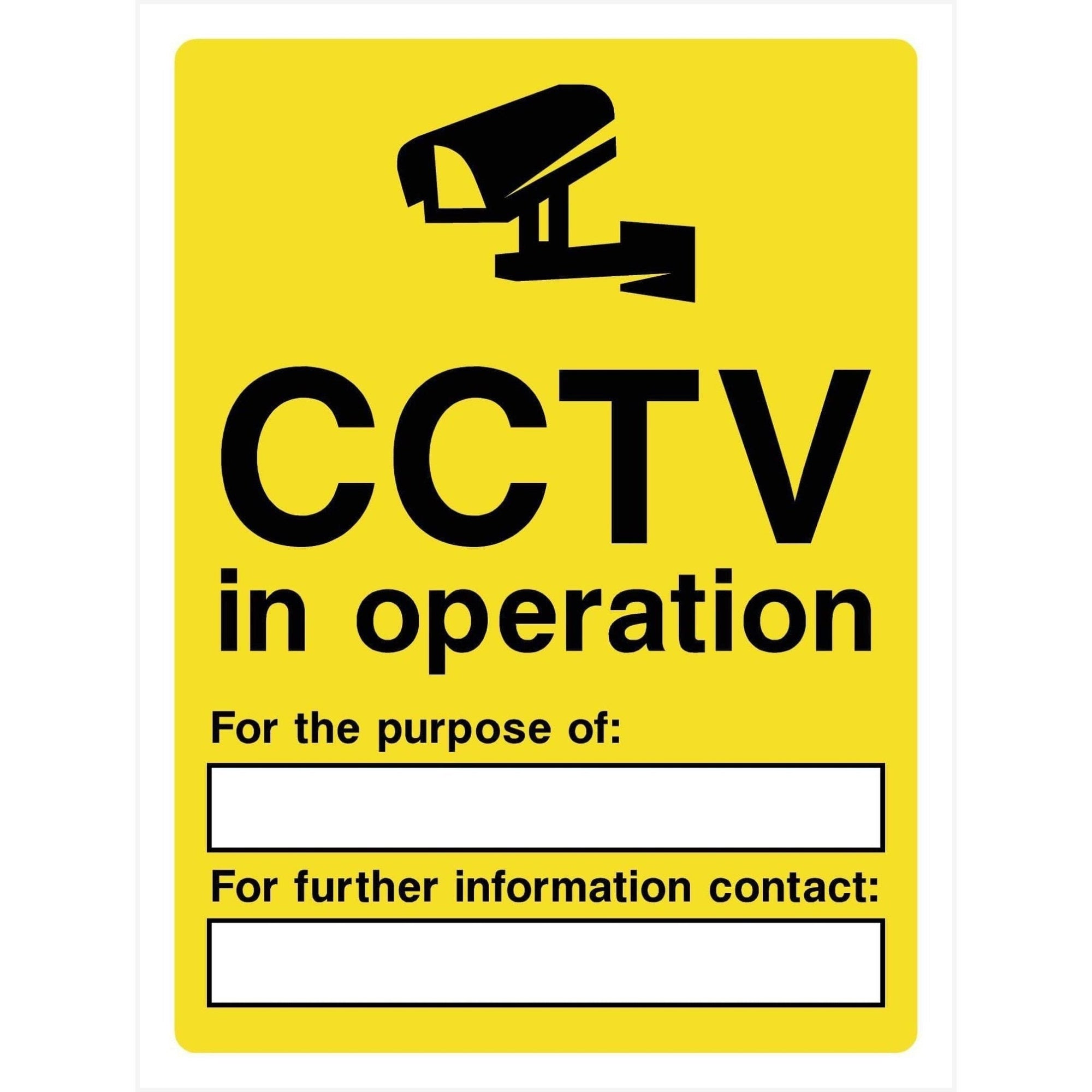 CCTV in Operation For The Purpose Of Sign