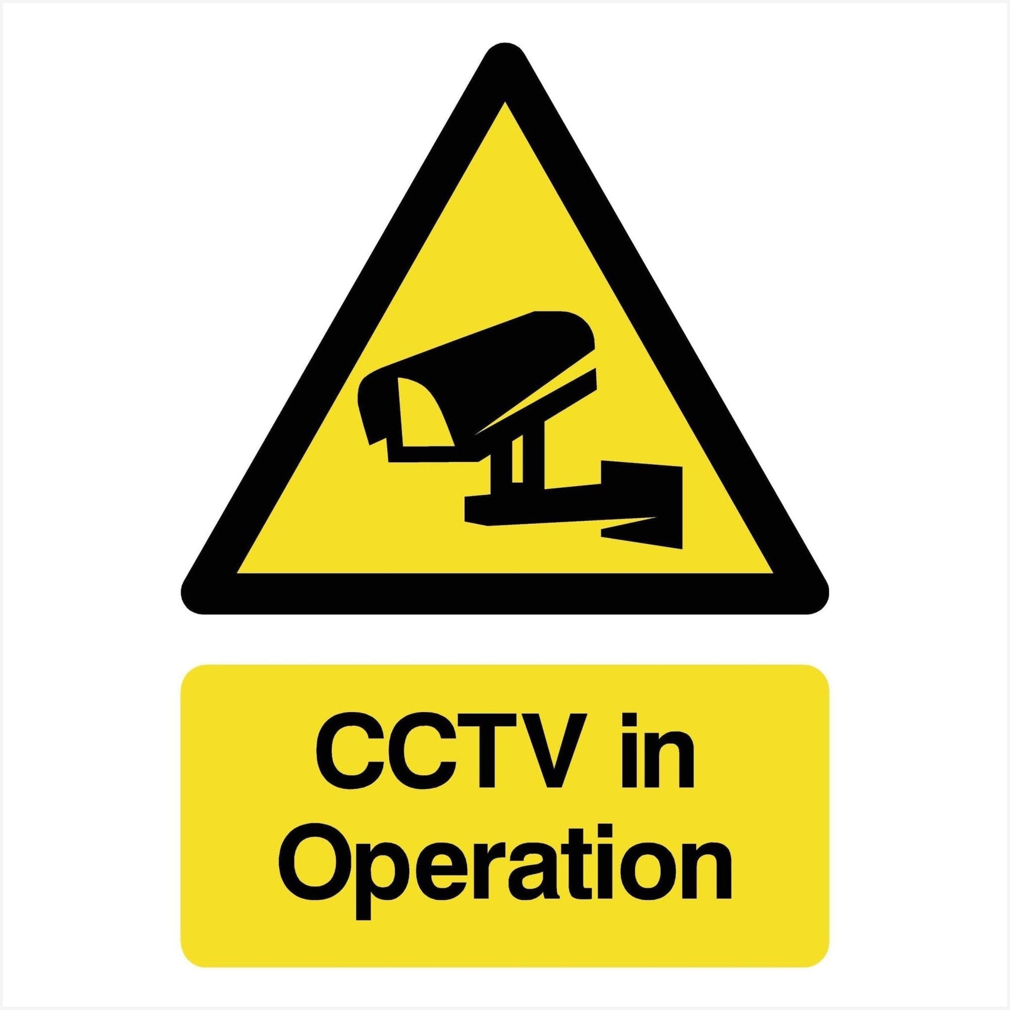 CCTV In Operation Warning Sign