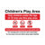 Children's Play Area Under 12 Disclaimer Sign (Metal Fixing)