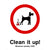 Clean It Up Maximum Penalty Sign