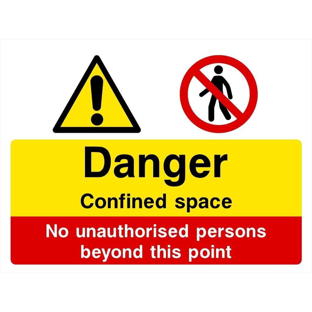 Confined Space Multi Purpose Sign