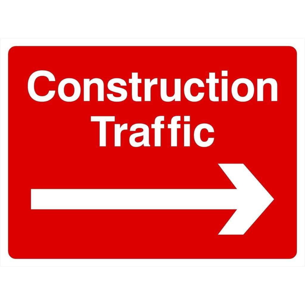 Construction Traffic Sign Arrow Right