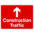 Construction Traffic Sign Arrow Up